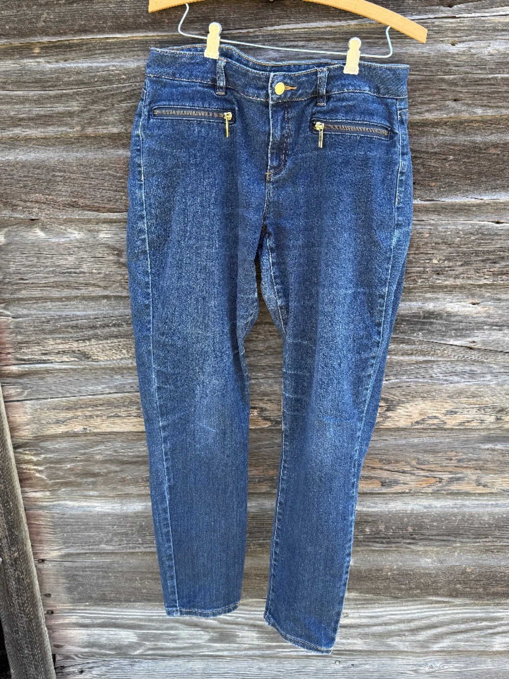Michael Kors Jeans Zip Pockets 1% Spandex Women's Sz 6